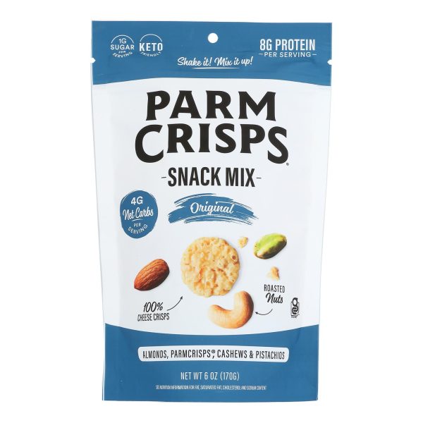 Parm Crisps - Snack Mx Original Parm Crisp - Case of 12-6 OZ - Image 2