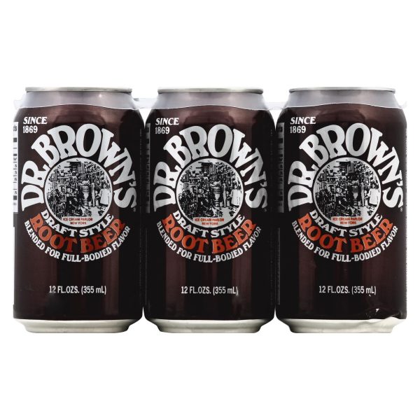 Dr. Brown Draft Style Root Beer - Case of 4 - 6/12 FZ