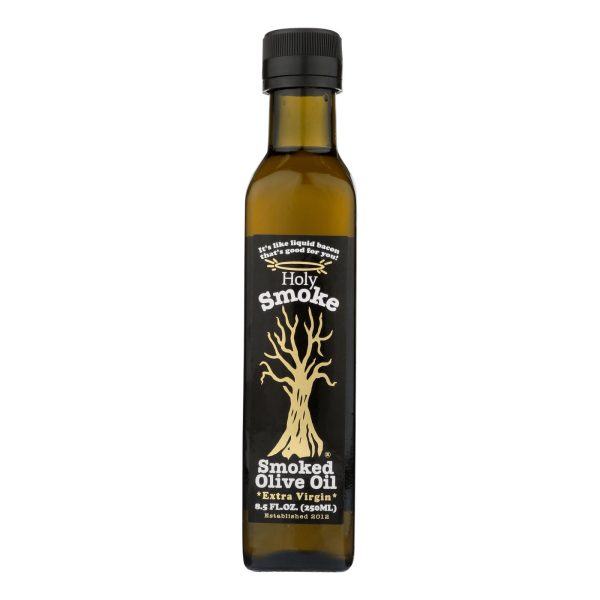Holy Smoke - Oil Olive Ev Smoked - Case of 6 - 8.5 FZ