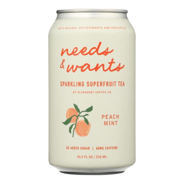 Slingshot Coffee Co. - Spk Tea Peach Mint - Case of 12-10.5 FZ