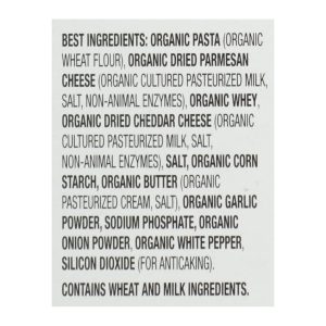 Annies Homegrown Macaroni and Cheese - Organic - Peace Pasta and Parmesan - 6 oz - case of 12
