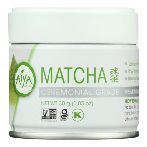 Aiya Tea - Organic Matcha - Ceremonial Grade - Case Of 6 - 30 Grm