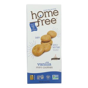 Homefree - Gluten Free Mini Cookies - Vanilla - Case of 6 - 5 oz.