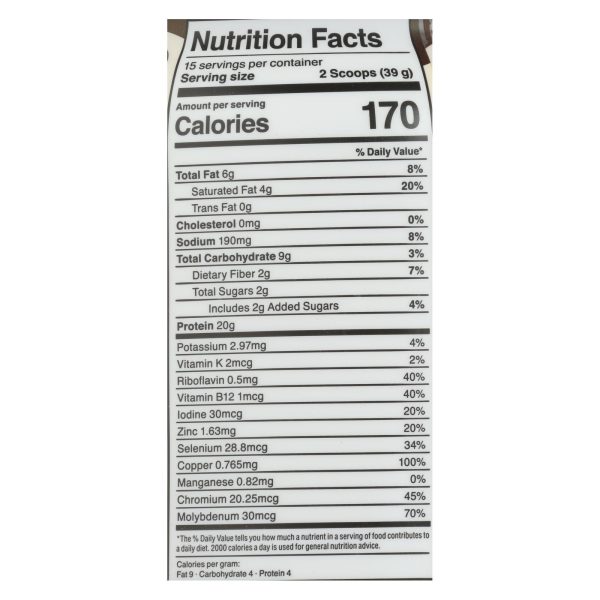 Kos - Protein Powder  Chocolate - 1 Each -19.6 OZ - Image 3