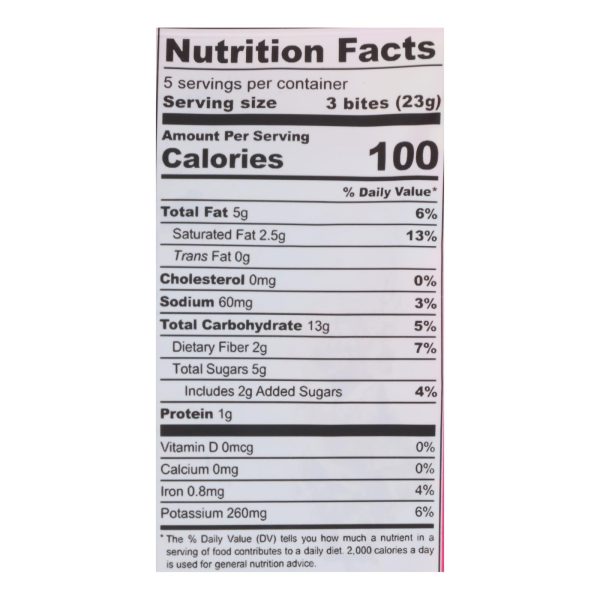Rule Breaker Snacks - Bites Deep Chocolate Brownie - Case of 6-4 OZ - Image 3