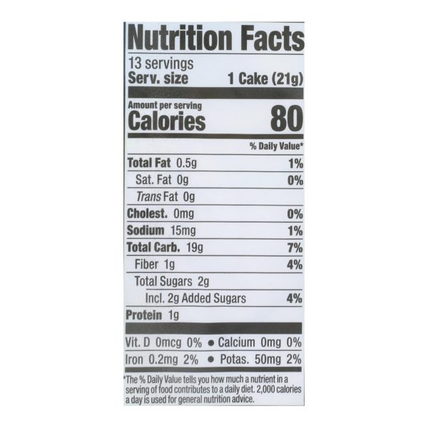 Lundberg Family Farms - Rice Cake Honey Nut - Case of 6-9.6 OZ - Image 3