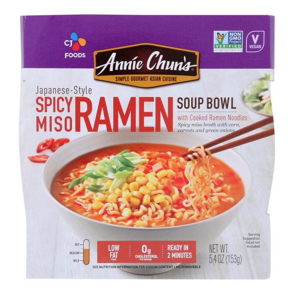 Annie Chun's - Ramen Spicy Miso - Case of 6-5.4 OZ - Image 3