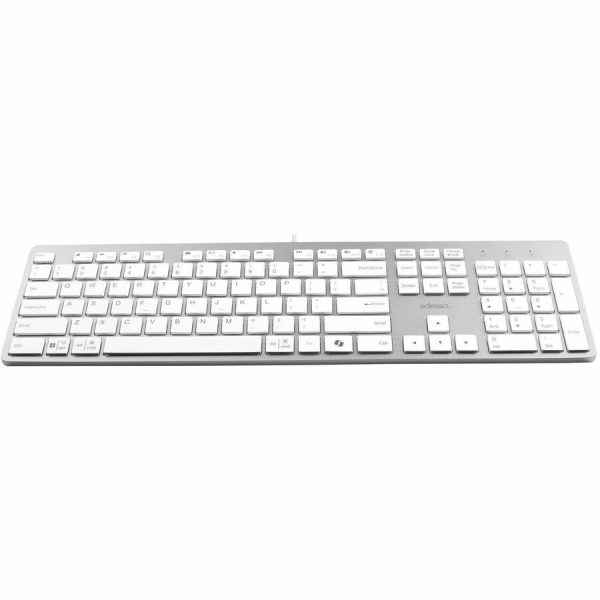 Adesso EasyTouch 730UW USB-C Multi OS Scissor Switch Keyboard With CoPilot AI Hotkey And USB-C, USB-A, 3.5mm Aux Ports - Image 10