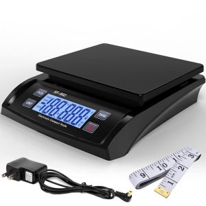 Digital Shipping Scale 66lb   0.1oz Postal Weight Scale with Hold and Tare Function Mail Postage Scale 6 Units for Packages and Mailing Office AC Adapter Included