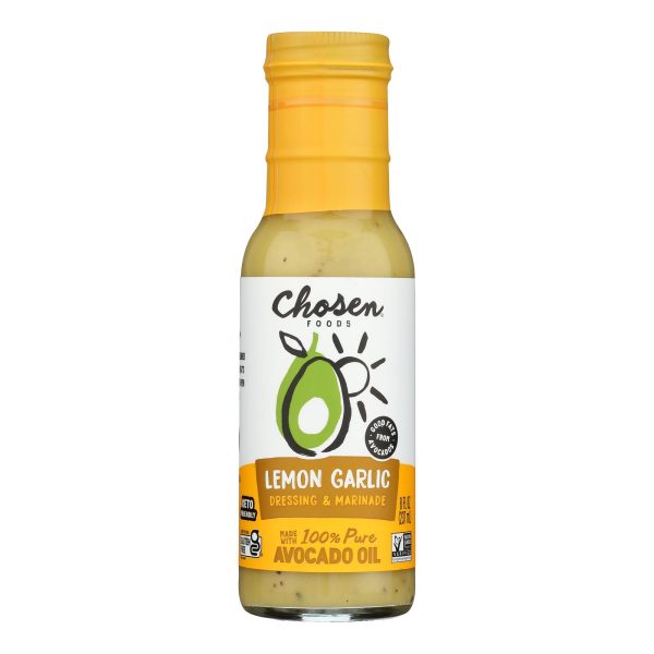 Chosen Foods - Drsng/mrnd Lemon Garlic - Case of 6-8 FZ