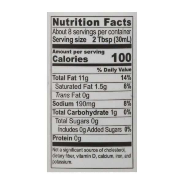 Chosen Foods - Drsng/mrnd Lemon Garlic - Case of 6-8 FZ - Image 2