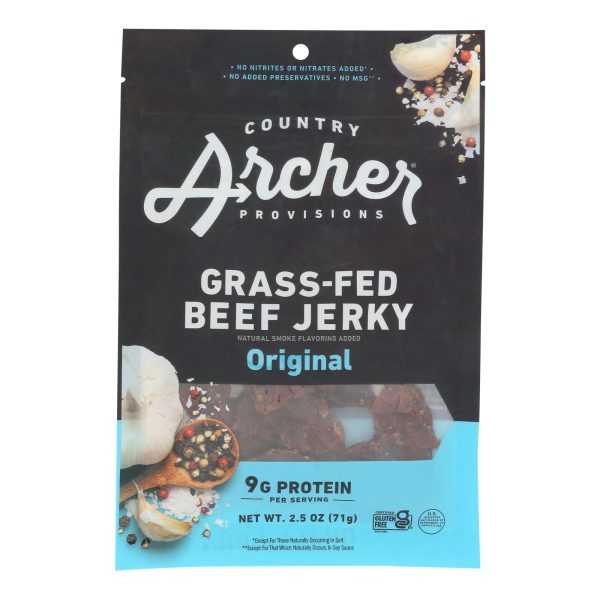 Country Archer - Jerky Original Beef - Case of 12-2.5 OZ