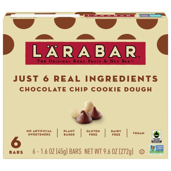 Larabar - Bar Cchip Cookie Dough - Case of 8-6/1.6 OZ - Image 2