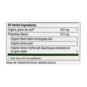 Traditional Medicinals Organic Golden Green Tea - 16 Tea Bags - Case of 6