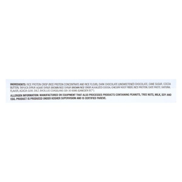 Nugo Nutrition Bar - Gluten Free Dark Chocolate Crunch - Case of 12 - 45 Grams - Image 2