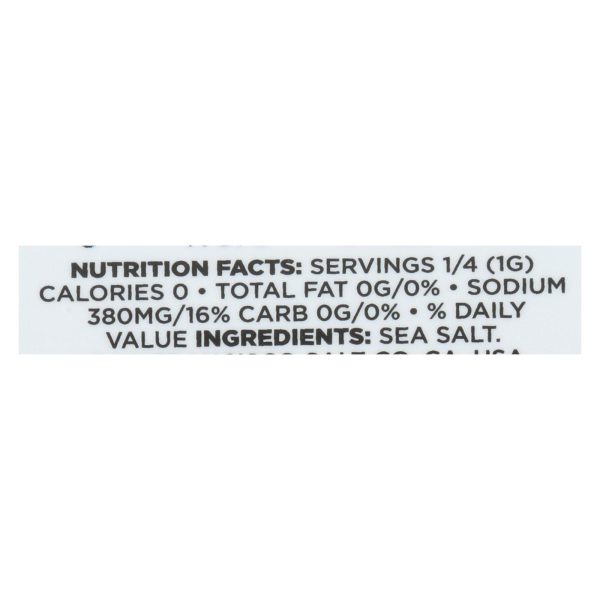 San Francisco Salt Co. Fleur De Sel French Sea Salt  - Case of 6 - 4 OZ - Image 2