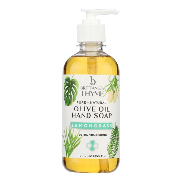Brittanie's Thyme - Hand Soap Lq Lemongrass - Case of 6-12 FZ