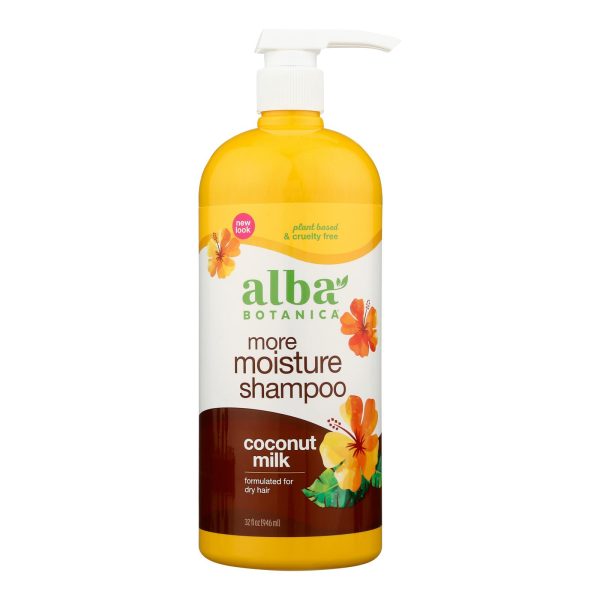 Alba Botanica - Hawaiian Shampoo - Drink It Up Coconut Milk - 32 fl oz - Image 2