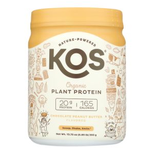 Kos - Protein Powder Chocolate Peanut Butter - 1 Each-13.75 OZ
