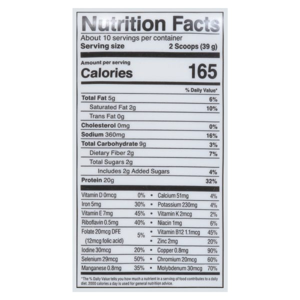 Kos - Protein Powder Chocolate Peanut Butter - 1 Each-13.75 OZ - Image 3