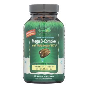 Irwin Naturals - Mega B-complex Advncd - 1 Each-60 SGEL
