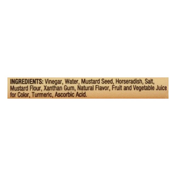 Silver Spring Squeeze - Mustard - Beer Brat - Case of 9 - 9.5 oz - Image 3
