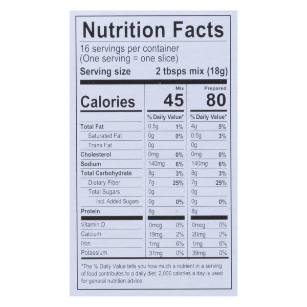 King Arthur Baking Company - Mix Wheat Pza Crust Keto - Case of 8-10.25 OZ