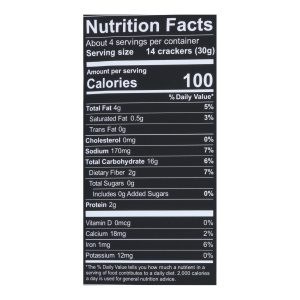 Every Body Eat - Snack Thins Sea Salt Chia - Case of 6-4 OZ
