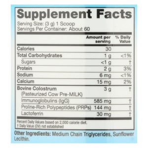 Symbiotics Colostrum Plus Powder - 6.3 oz