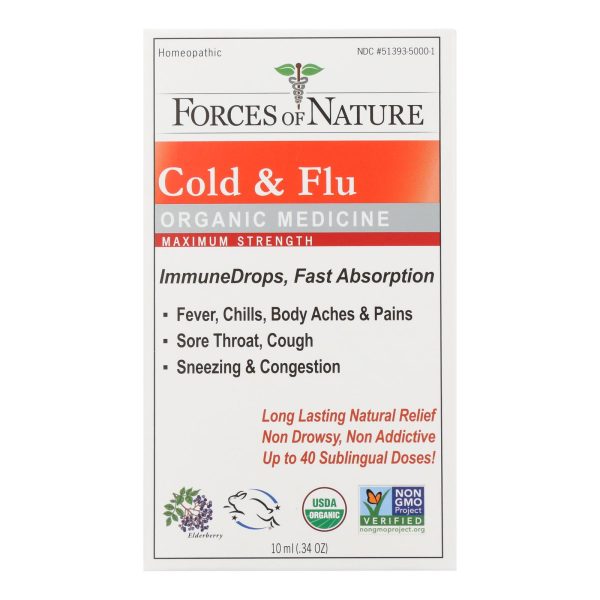 Forces Of Nature - Cold&flu Drp Max Immu - 1 Each - 10 ML - Image 2