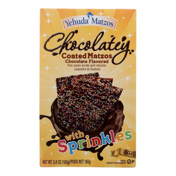 Yehuda Chocolatey Coated Matzos - Case of 12 - 5.8 OZ - Image 3