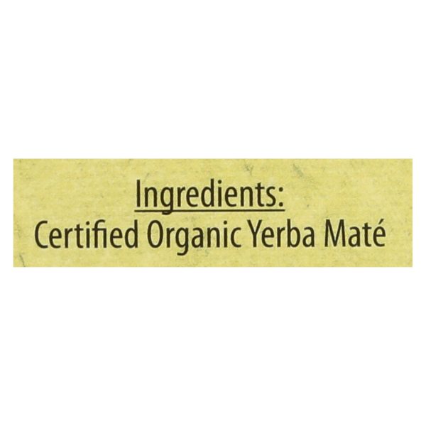 Mate Factor Fresh Green Organic Yerba Mate Tea Bags  - Case of 6 - 24 BAG - Image 2