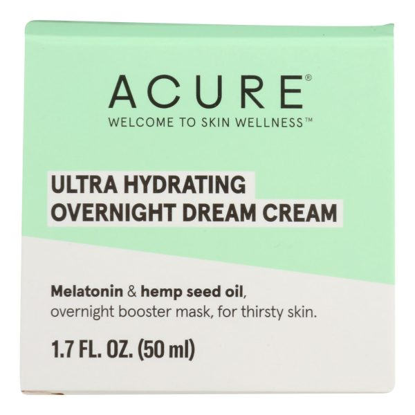 Acure - Cream Ultra Hydrt Ovrnght - 1 Each-1.7 FZ
