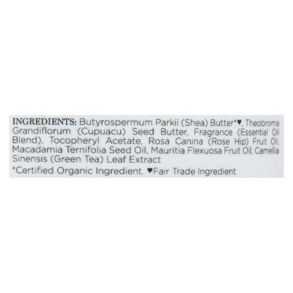 Nubian Heritage Shea Butter - 100 Percent Organic - Patchouli and Buriti - 4 oz - Image 2