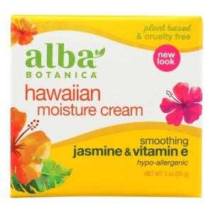 Alba Botanica - Hawaiian Moisture Cream Jasmine and Vitamin E - 3 oz