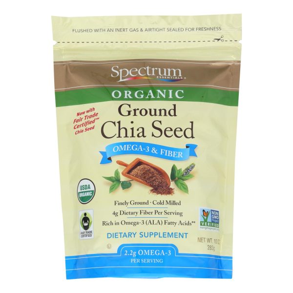 Spectrum Essentials Organic Chia Seed - Ground - 10 oz - Image 3