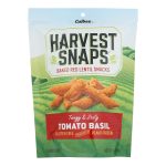Calbee Snapea Crisp - Lentil Snaps - Tomato Basil - Case of 12 - 3 oz