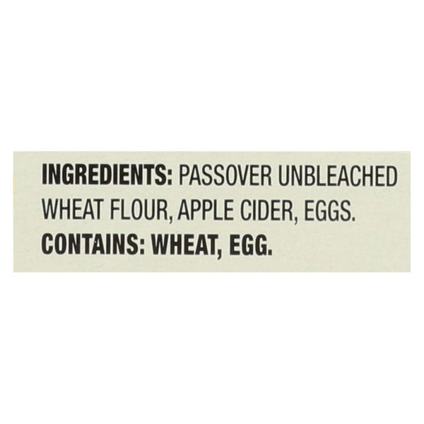 Streit's - Matzo Egg Kosher for Passover - Case of 30 - 12 OZ - Image 2