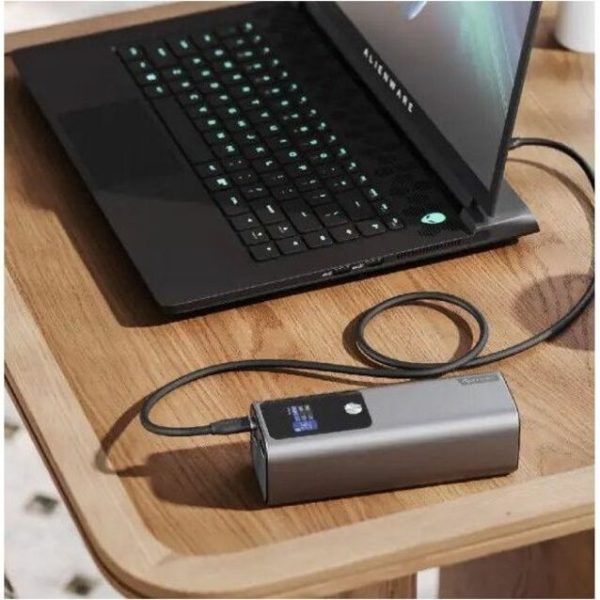 Alogic 27,000mAh power bank with 140W output, 2x USB-C and USB-A ports fast charging laptops, smartphones, and tablets iPad." - Image 7