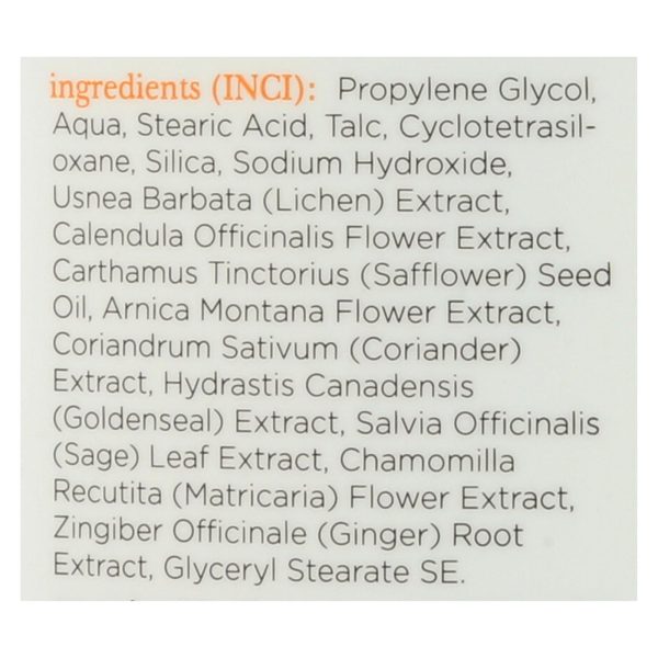 Earth Science Liken Plant Natural Deodorant Unscented - 2.5 oz