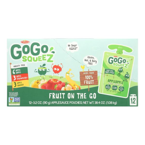 Gogo Squeez - Gogo Aplsce Variety Squeeze - Case of 6 - 12/3.2OZ - Image 2