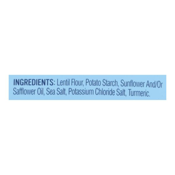 Simply 7 Lentil Chips - Sea Salt - Case of 12 - 4 oz.