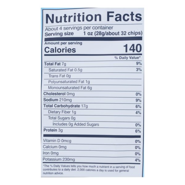 Simply 7 Lentil Chips - Sea Salt - Case of 12 - 4 oz. - Image 2