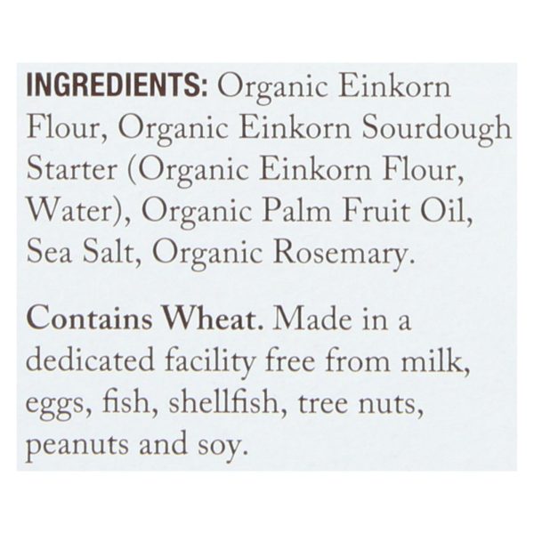 Jovial - Sourdough Einkorn Crackers - Rosemary - Case of 10 - 4.5 oz. - Image 2