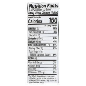 Deep River Original Sea Salt Kettle Chips  - Case of 12 - 5 OZ
