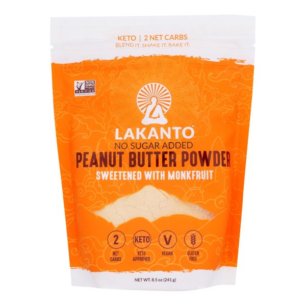 Lakanto - Peanut Butter Powdered - Case of 8 - 8.5 OZ - Image 2