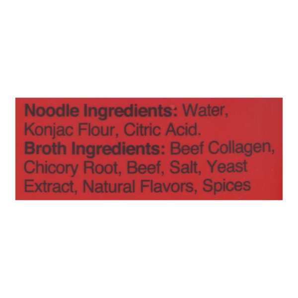 Miracle Noodle - Soup Beef Bone Broth - Case of 6 - 7.6 OZ - Image 3