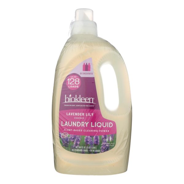 Biokleen - Laundry Liquid Lavender Lily - Case of 6 - 64 FZ - Image 2