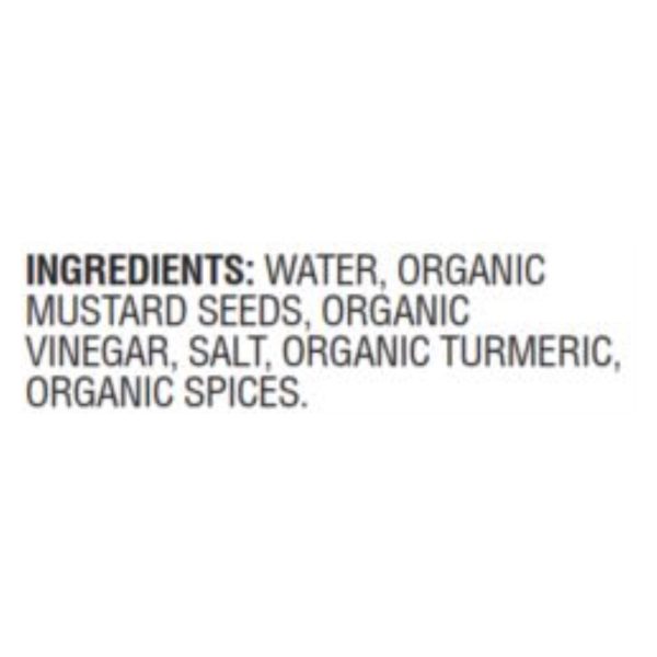 Woodstock Organic Dijon Mustard - Case of 12 - 8 OZ