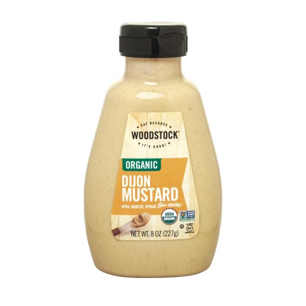 Woodstock Organic Dijon Mustard - Case of 12 - 8 OZ - Image 3